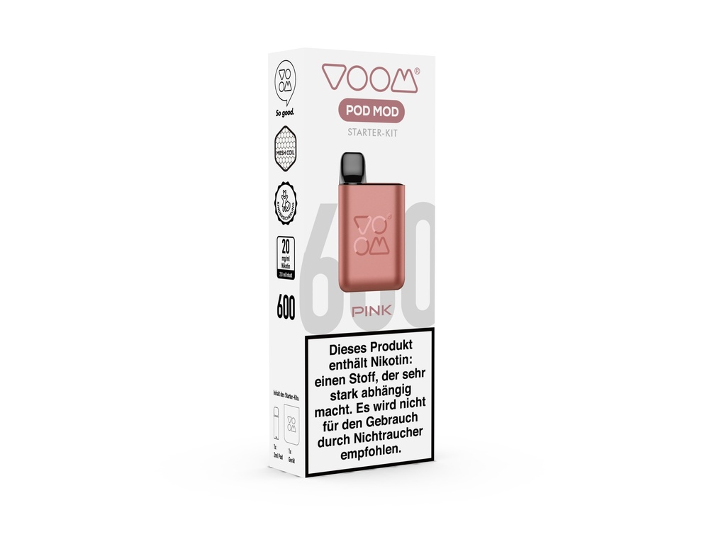 VOOM Pod Mod Starter-Kit Pink Lemonade 20mg Pink (Kopie)