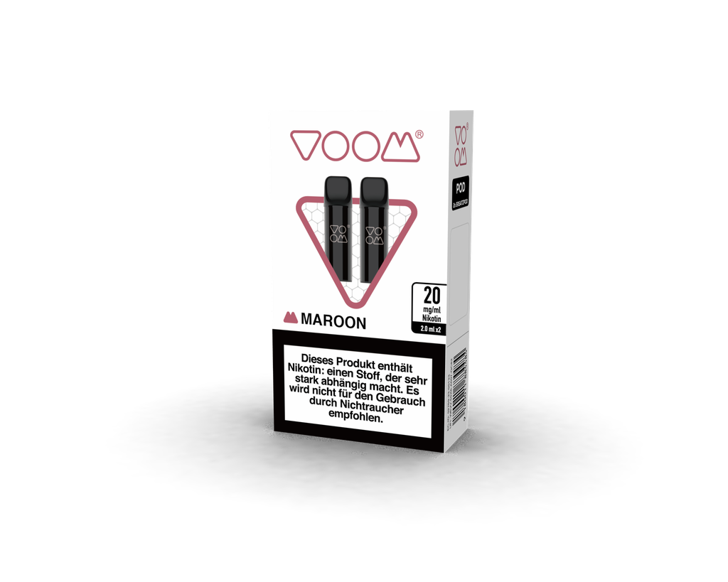VOOM  Pod Mesh 2pc Set Cherry Ice 20mg Maroon