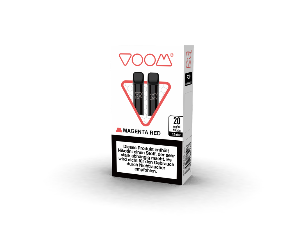 VOOM Pod Mesh 2pc Set Strawberry Watermelon 20mg MAGENTA RED