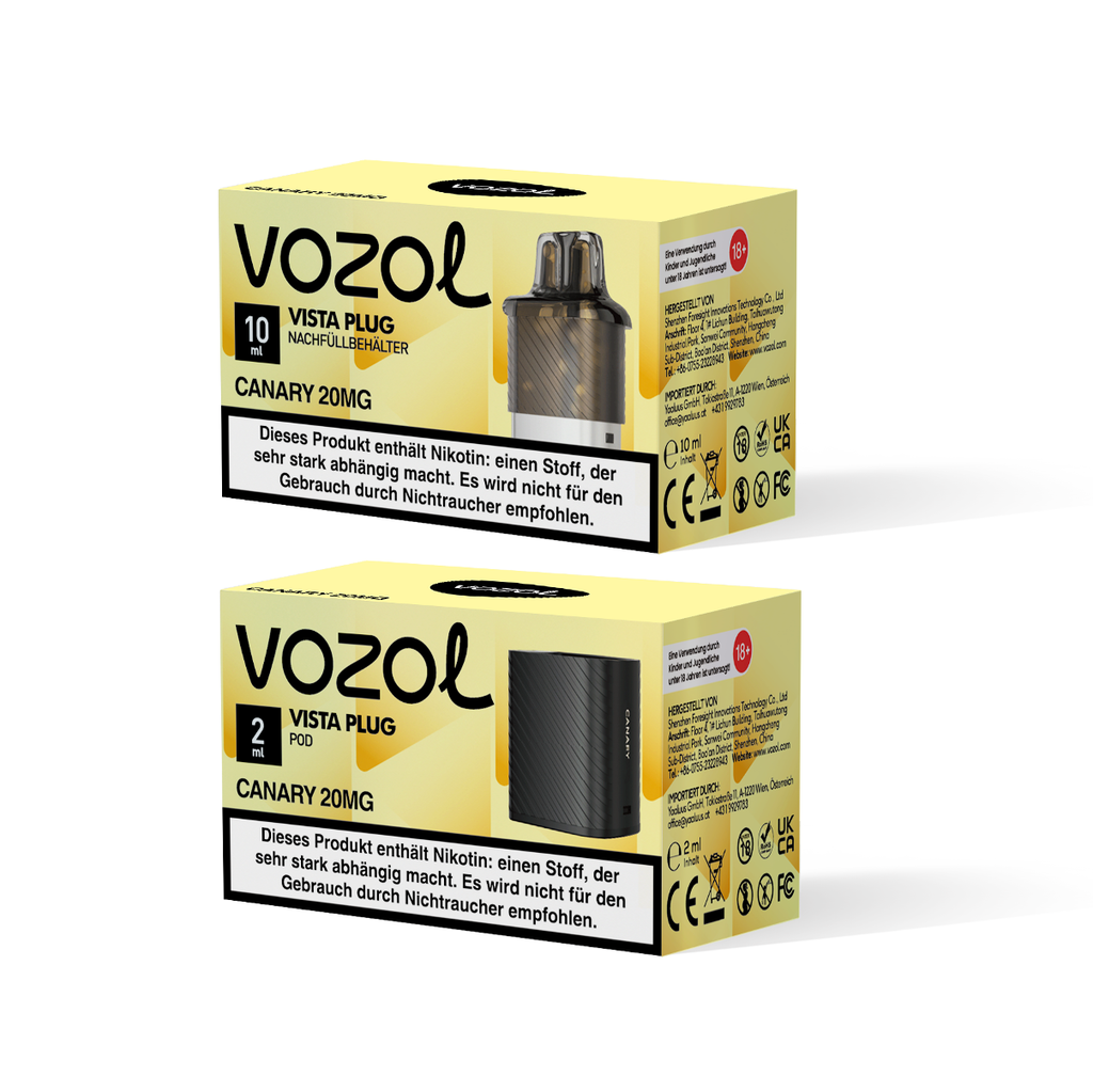VOZOL Vista Pod-Set Canary 20mg