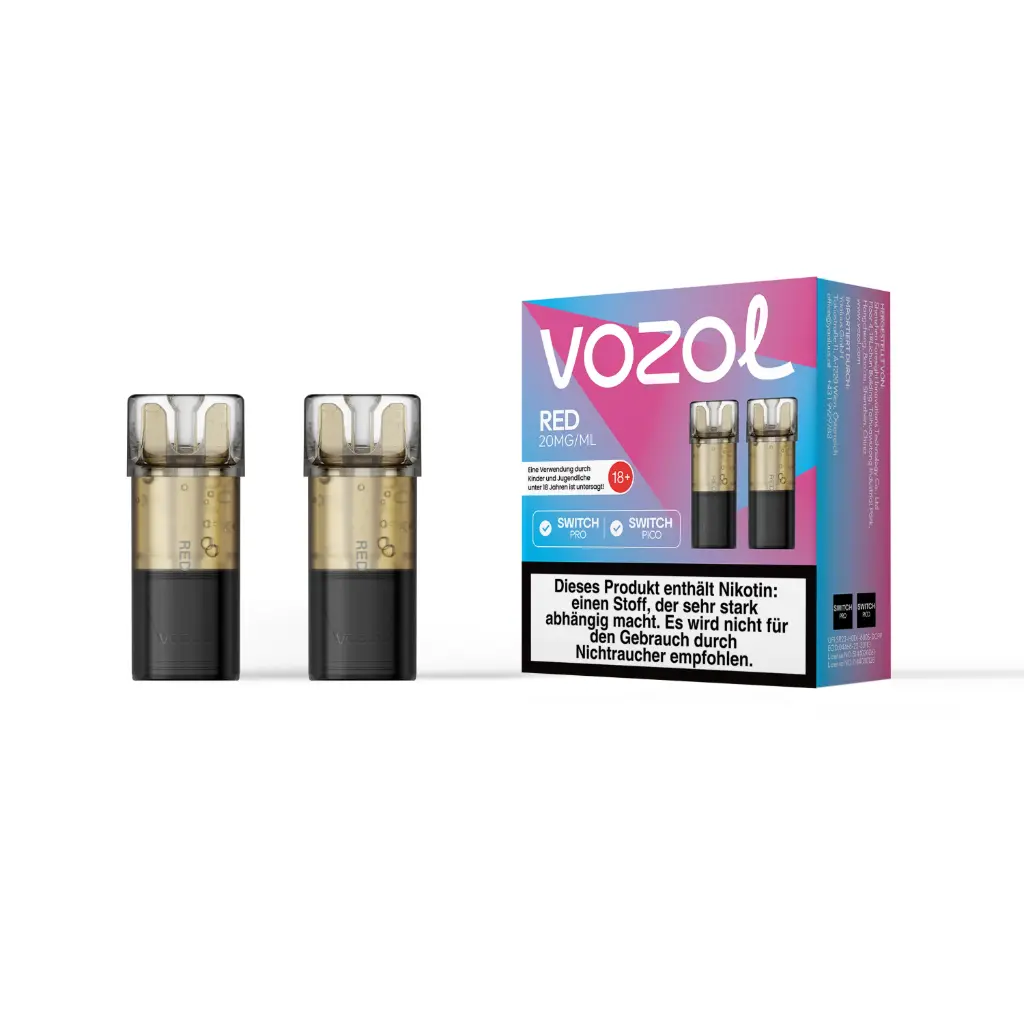 VOZOL Switch Pro Pods Red