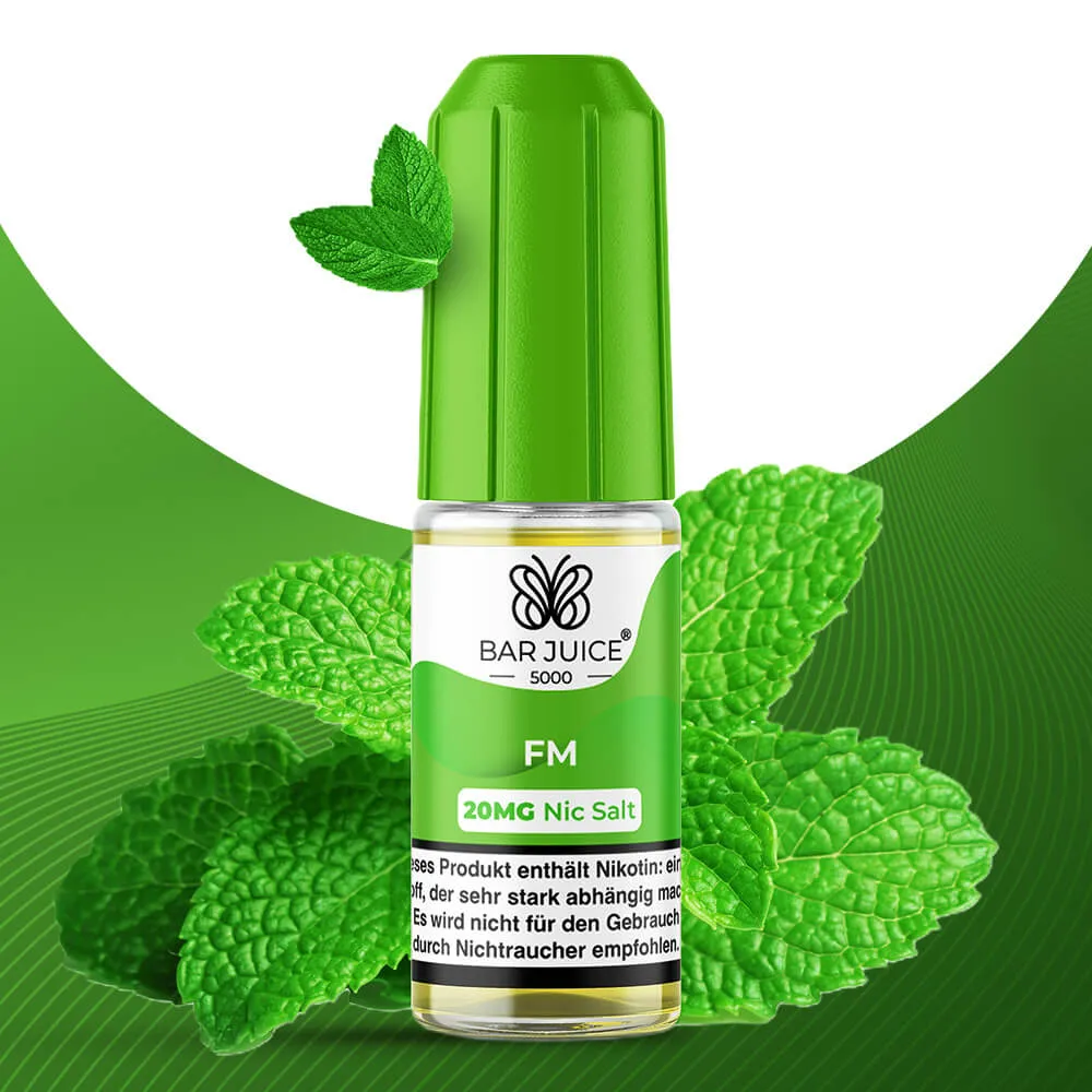 Bar Juice Liquids 10ml 
Menthol (M) 20mg