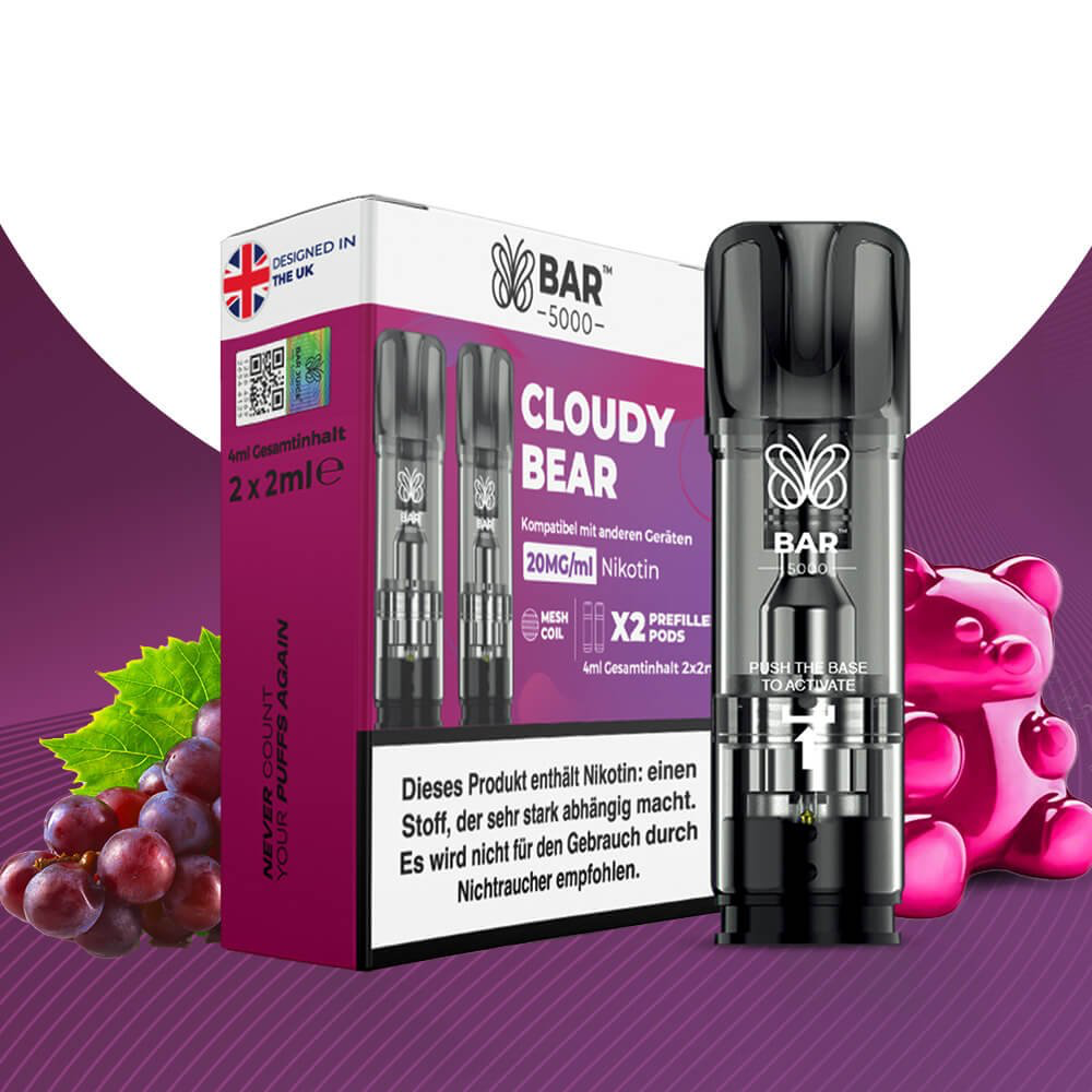 Bar Juice Pod Cloudy Bear 20mg
