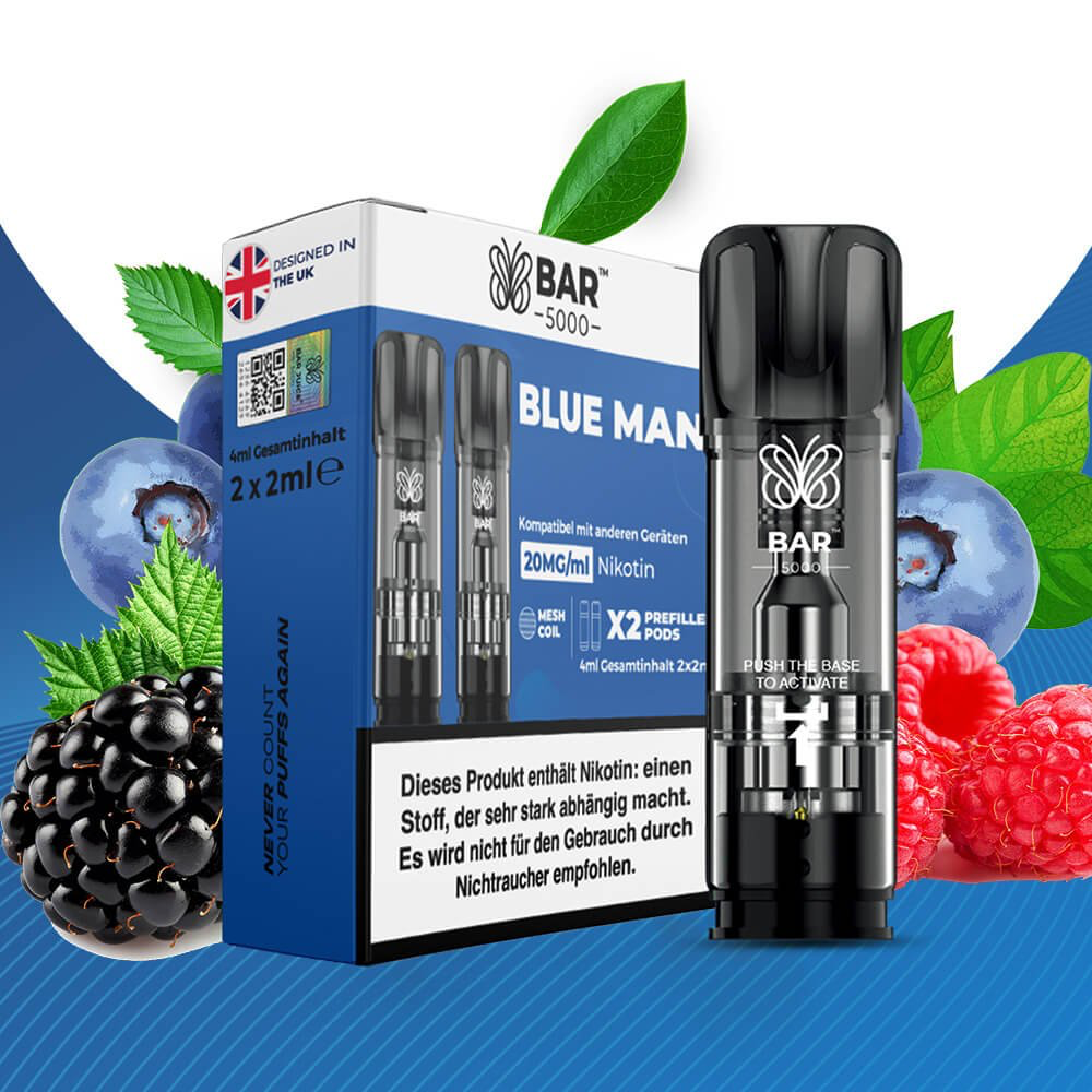 Bar Juice Pod Blue Man 20mg