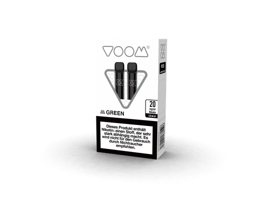 [G-VMPD011] VOOM Pod Mesh 2pc Set Sour Apple 20mg Green (Kopie)