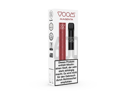[G-VME20003] VOOM Pod Mi Starter-Kit Strawberry Ice 20mg Magenta (Kopie)