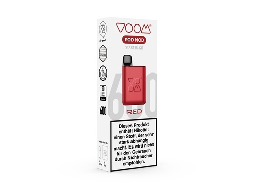 [G-VMB01001] VOOM Pod Mod Starter-Kit Watermelon 20mg Red (Kopie)