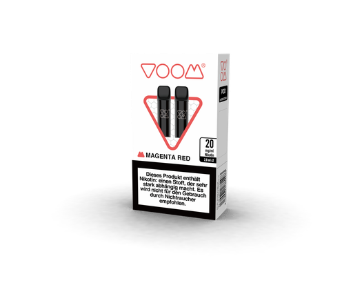 [G-VMPD009] VOOM Pod Mesh 2pc Set Strawberry Watermelon 20mg MAGENTA RED