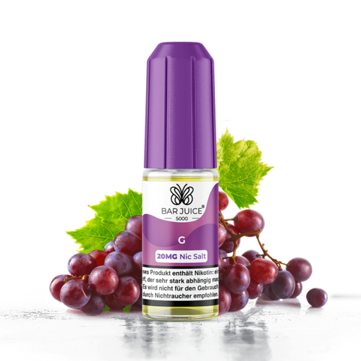 [BJ149] Bar Juice Liquids
10ml Grape (G) 10mg