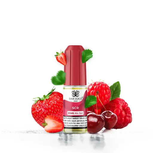 [BJ168] Bar Juice Liquids 10ml 
Strawberry Cherry Raspberry (SCR) 20mg