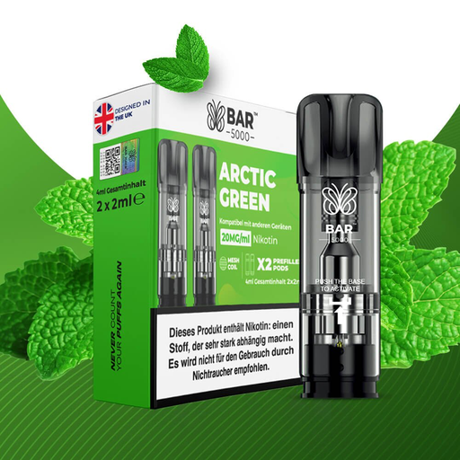 [G-BJP116] Bar Juice Pod Arctic Green 20mg