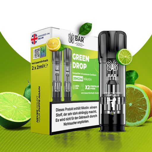 [G-BJP121] Bar Juice Pod Green Drop 20mg